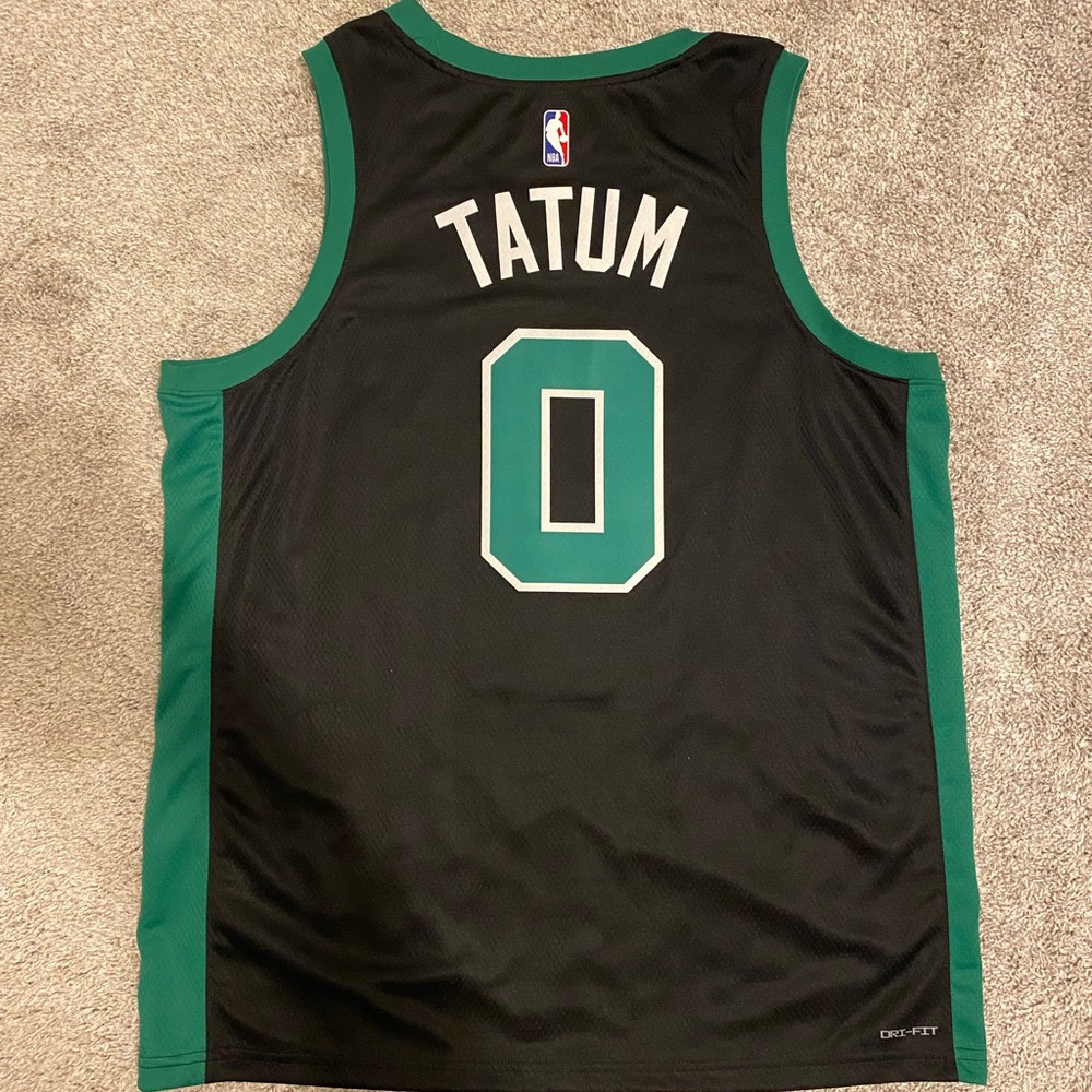 Jayson Tatum Jordan Black Swingman Jersey